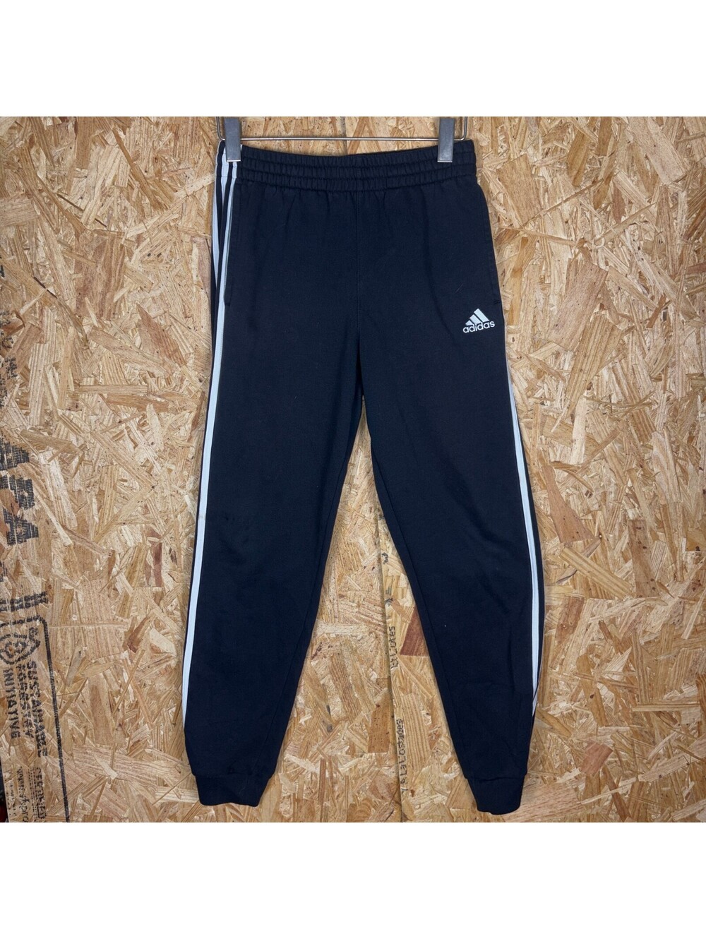 Adidas Mens L Black Track Pants Used